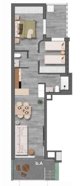 2 makuuhuone Huoneisto myytävänä paikassa El Mojon mukana uima-altaan - 275 000 € (Ref: 10032071)