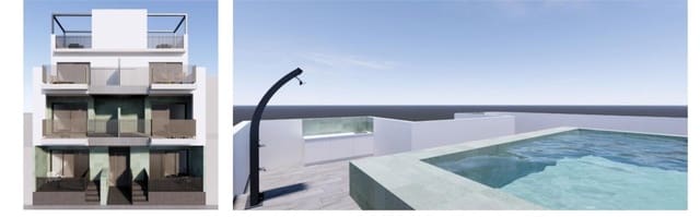 2 makuuhuone Huoneisto myytävänä paikassa El Mojon, Pilar de la Horadada mukana uima-altaan - 275 000 € (Ref: 10032071)
