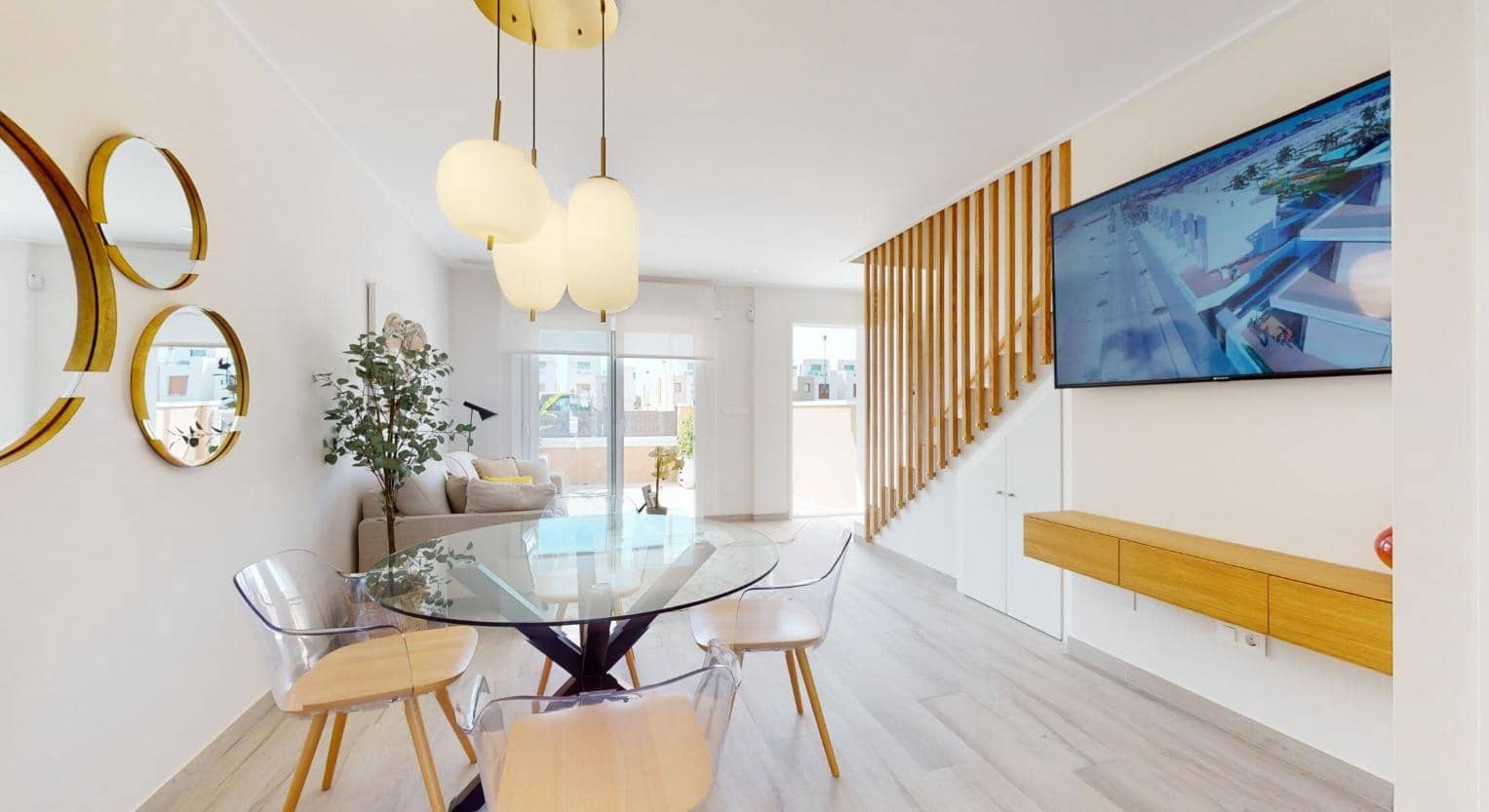 3 soverom Rekkehus til salgs i Pilar de la Horadada med svømmebasseng garasje - € 299 000 (Ref: 9895317)
