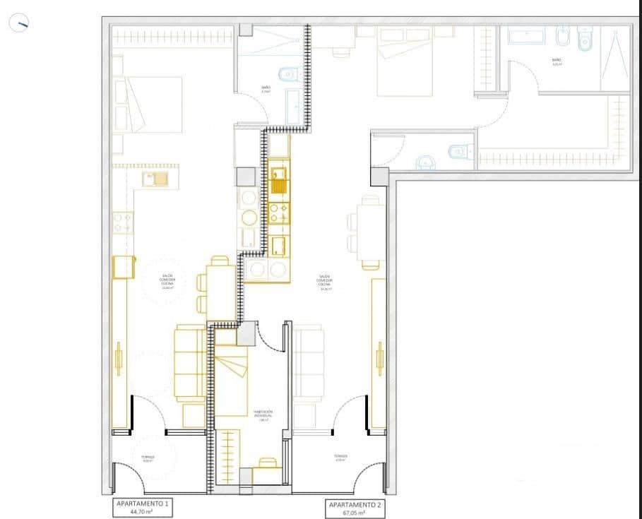 1 bedroom Apartment for sale in Cartagena - € 132,500 (Ref: 9895320)