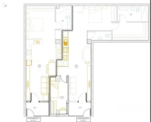 1 bedroom Apartment for sale in Cartagena - € 132,500 (Ref: 9895320)