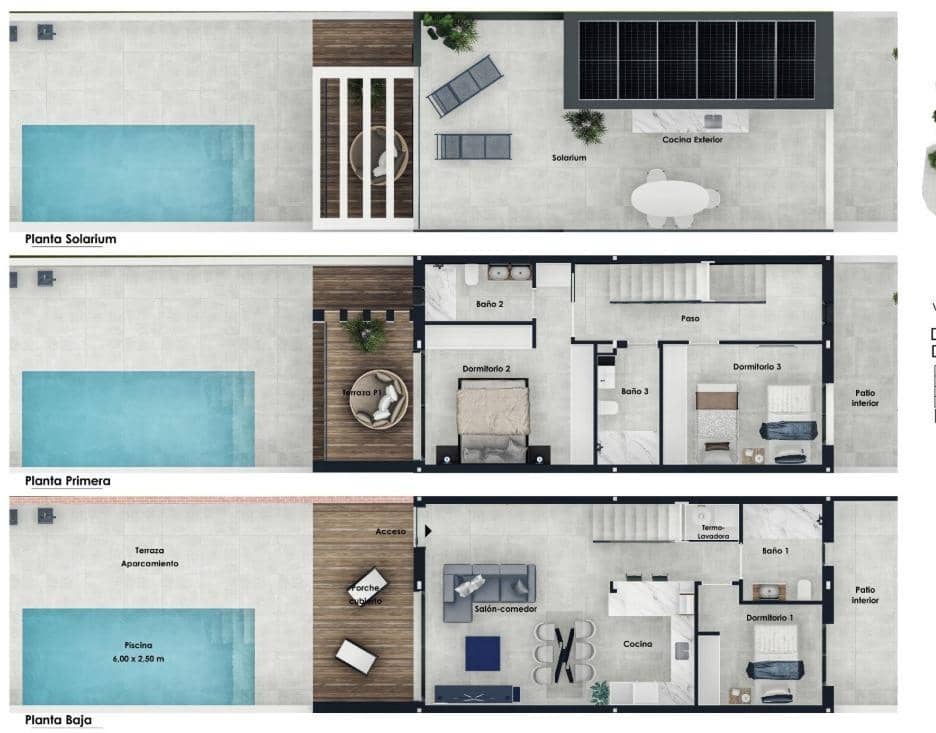 3 soverom Villa til salgs i Pilar de la Horadada med garasje - € 396 000 (Ref: 9895333)