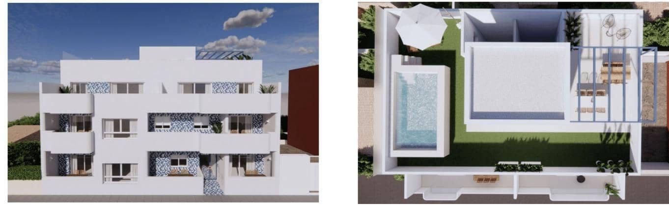 2 makuuhuone Huoneisto myytävänä paikassa Torre de la Horadada - 275 900 € (Ref: 9895334)