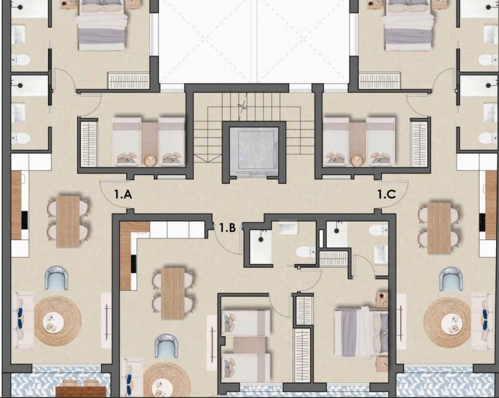 2 makuuhuone Huoneisto myytävänä paikassa Torre de la Horadada - 275 900 € (Ref: 9895334)