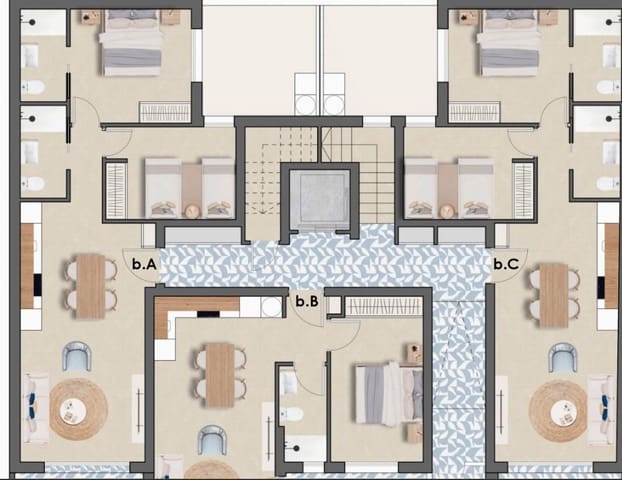 2 makuuhuone Huoneisto myytävänä paikassa Torre de la Horadada, Pilar de la Horadada - 275 900 € (Ref: 9895334)