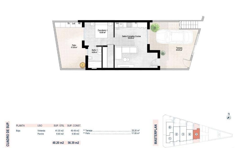 2 camera da letto Appartamento in vendita in San Pedro del Pinatar con garage - 239.900 € (Rif: 9911023)