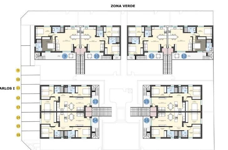 2 bedroom Apartment for sale in Pilar de la Horadada with garage - € 299,900 (Ref: 9911027)