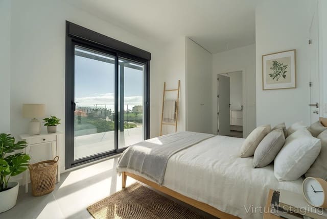 2 soverom Leilighet til salgs i Mijas Costa, Mijas med svømmebasseng garasje - € 470 000 (Ref: 10005900)