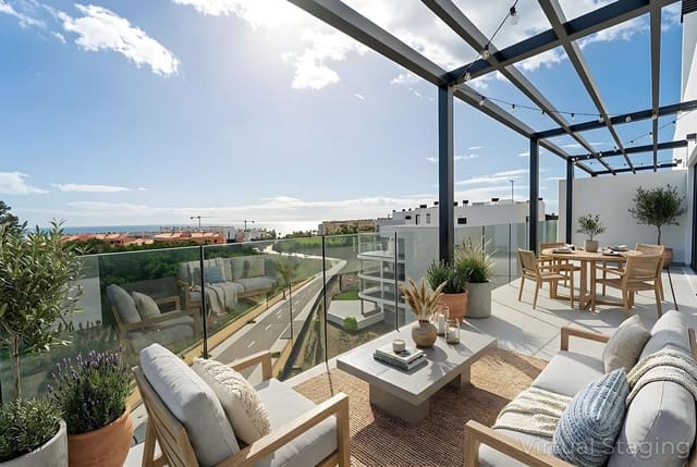 2 soverom Leilighet til salgs i Mijas Costa, Mijas med svømmebasseng garasje - € 470 000 (Ref: 10005900)