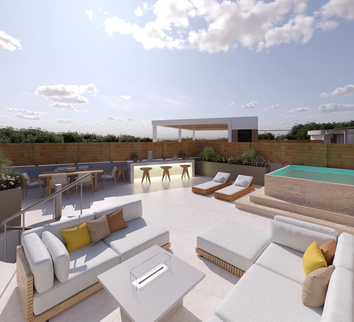 2 quarto Penthouse para venda em Estepona com piscina garagem - 629 000 € (Ref: 9402476)