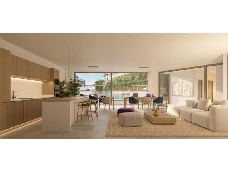 3 quarto Apartamento para venda em Las Lagunas de Mijas com piscina - 620 000 € (Ref: 9571471)