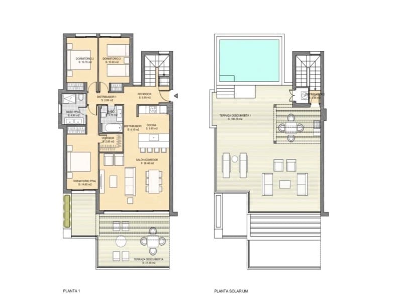 3 camera da letto Appartamento in vendita in Marbesa con piscina - 1.150.000 € (Rif: 9576447)