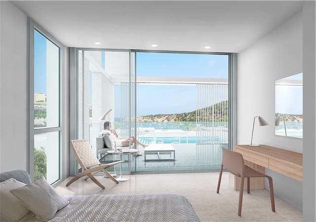 2 soveværelse Lejlighed til salg i Cala Vadella, San Jose / Sant Josep de Sa Talaia med swimmingpool - € 550.000 (Ref: 4391841)