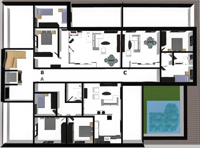 2 camera da letto Appartamento in vendita in El Esparragal, Murcia città con piscina garage - 100.687 € (Rif: 9450750)