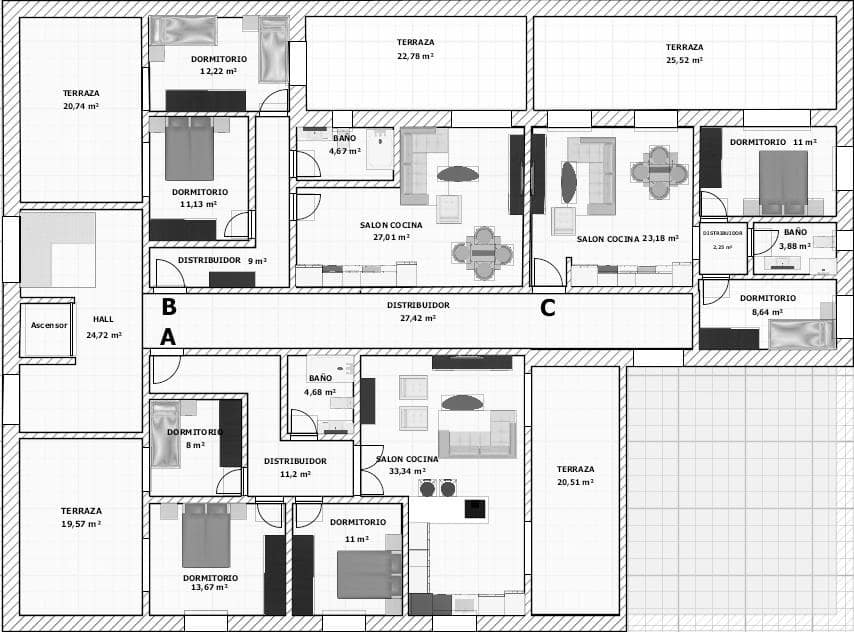 2 slaapkamer Flat te koop in El Esparragal met zwembad garage - € 100.687 (Ref: 9450750)