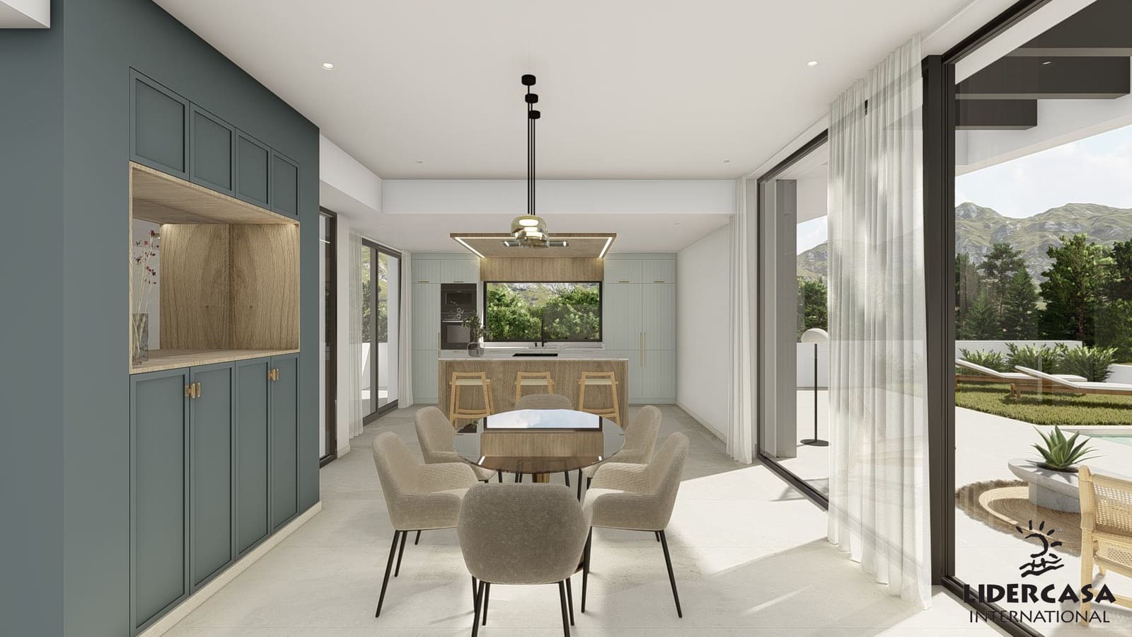 3 makuuhuone Huvila myytävänä paikassa Polop mukana uima-altaan 
autotalli - 675 000 € (Ref: 9450766)