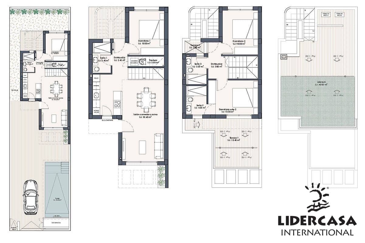 3 sovrum Radhus till salu i Los Montesinos med pool garage - 368 000 € (Ref: 9450769)