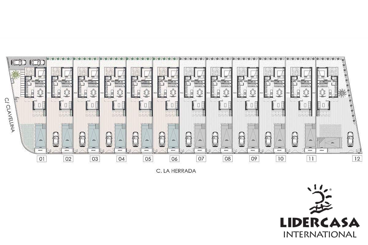 3 sovrum Radhus till salu i Los Montesinos med pool garage - 368 000 € (Ref: 9450769)