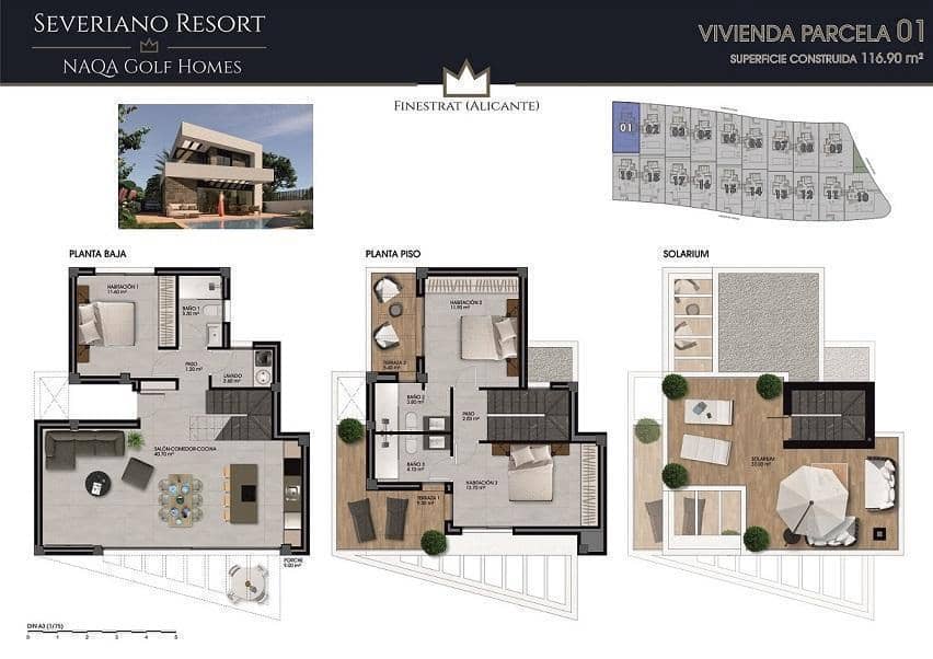 3 bedroom Villa for sale in Finestrat with pool - € 510,000 (Ref: 9450770)