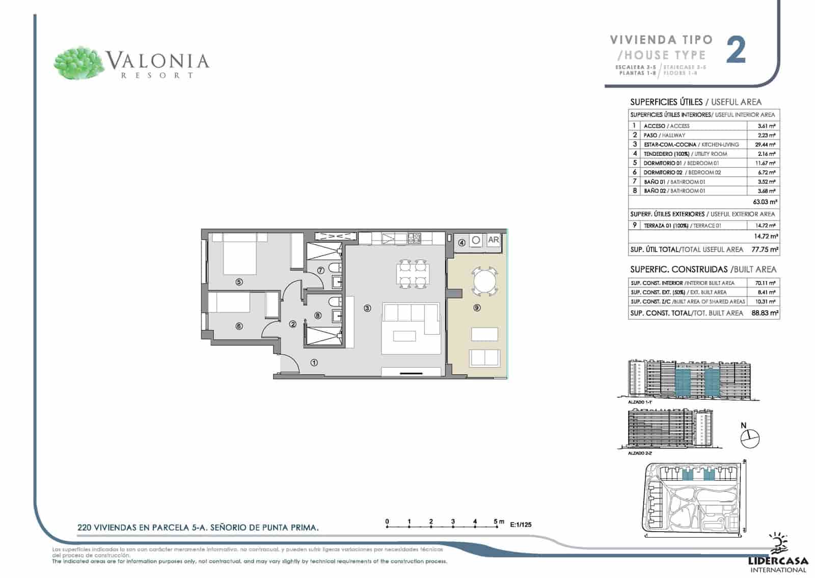3 makuuhuone Kattohuoneisto myytävänä paikassa Torrevieja mukana uima-altaan 
autotalli - 339 000 € (Ref: 9450773)