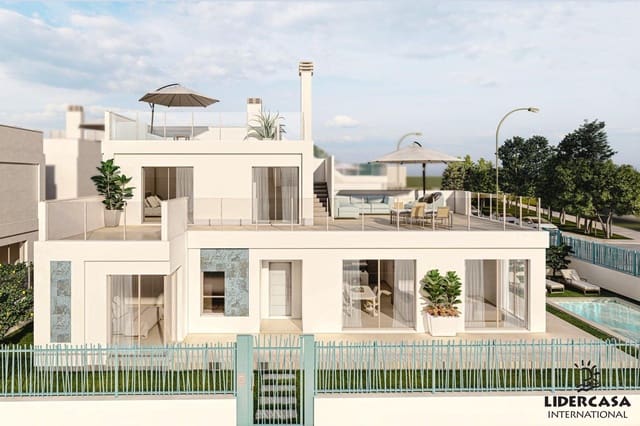 3 bedroom Villa for sale in Las Lomas de Rame - Bahía Bella, Los Alcázares with pool garage - € 442,000 (Ref: 9450776)