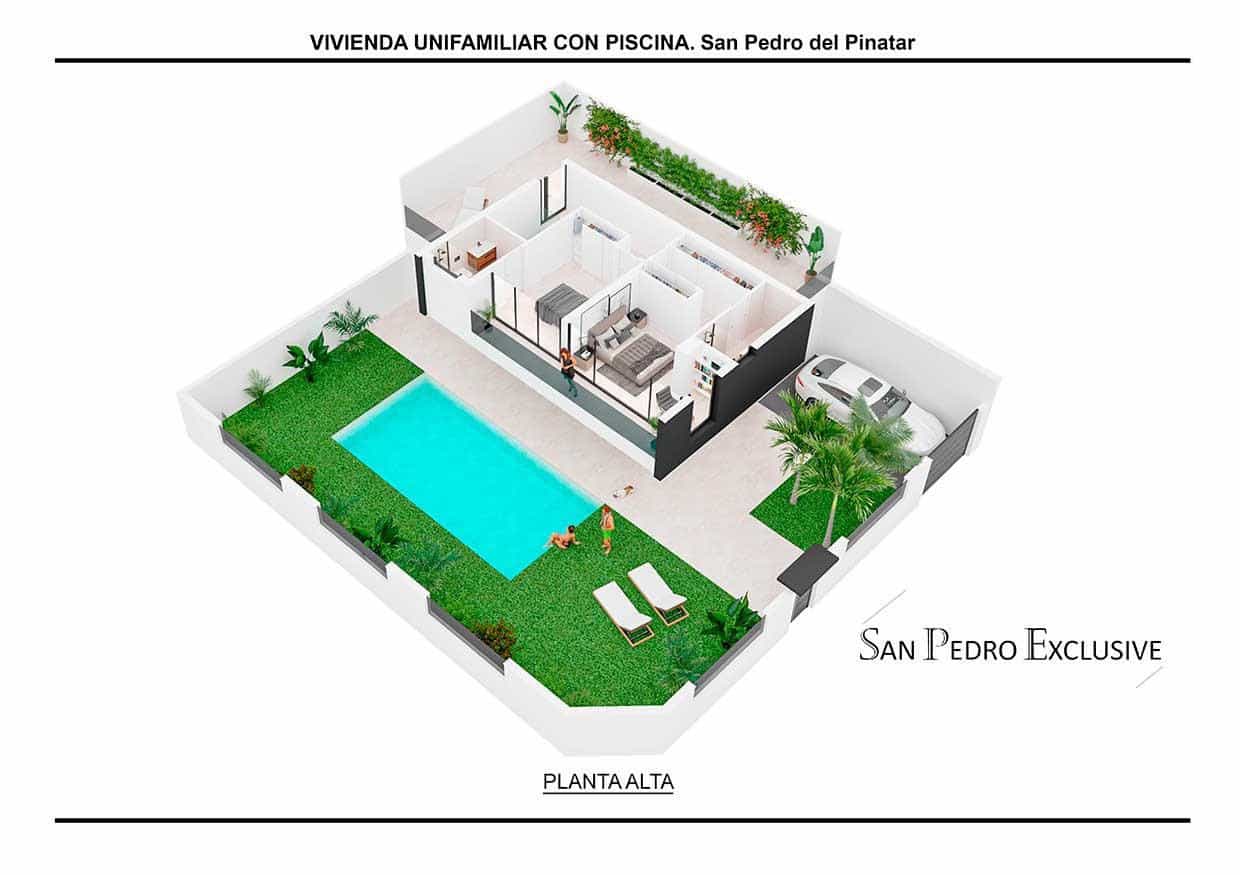 3 chambre Villa/Maison à vendre à San Pedro del Pinatar avec piscine garage - 578 000 € (Ref: 9450778)