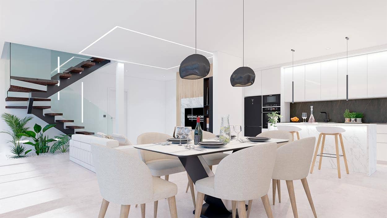 3 chambre Villa/Maison à vendre à San Pedro del Pinatar avec piscine garage - 578 000 € (Ref: 9450778)