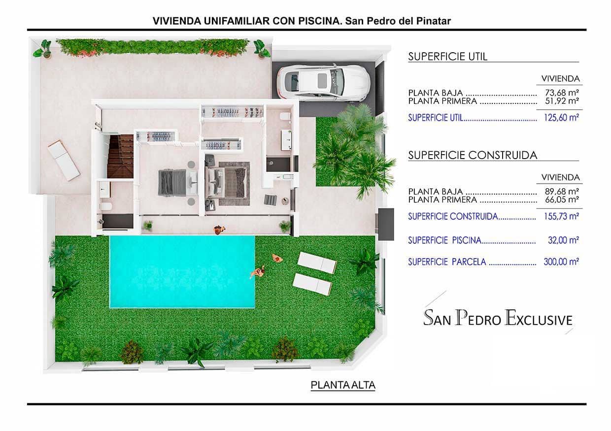 3 chambre Villa/Maison à vendre à San Pedro del Pinatar avec piscine garage - 578 000 € (Ref: 9450778)