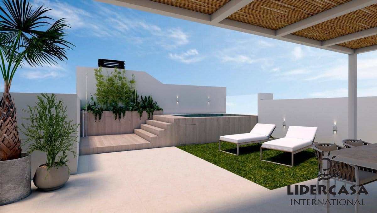 3 soveværelse Rækkehus til salg i Pilar de la Horadada med swimmingpool garage - € 388.000 (Ref: 9450780)