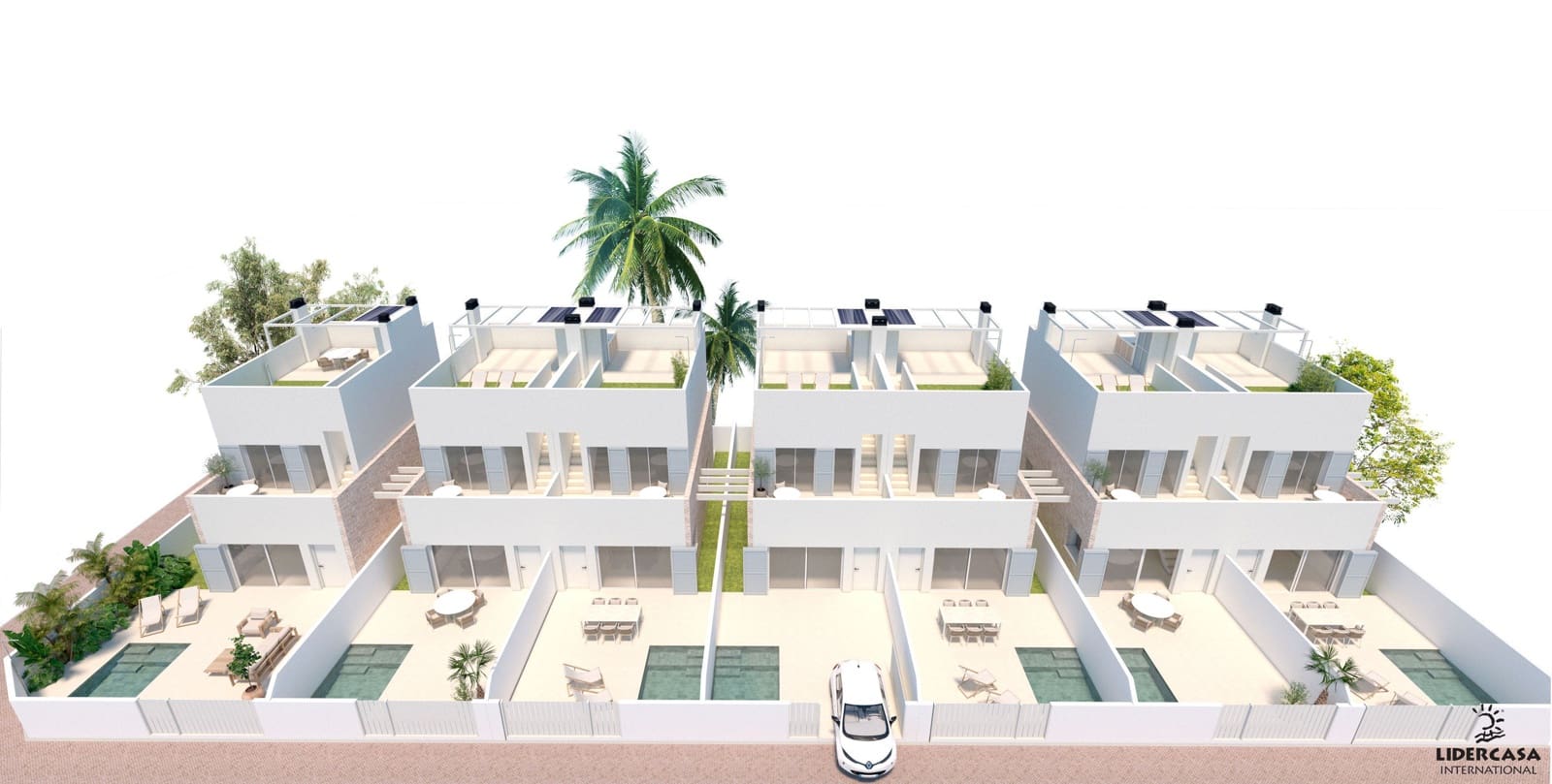 3 soveværelse Rækkehus til salg i Pilar de la Horadada med swimmingpool garage - € 388.000 (Ref: 9450780)