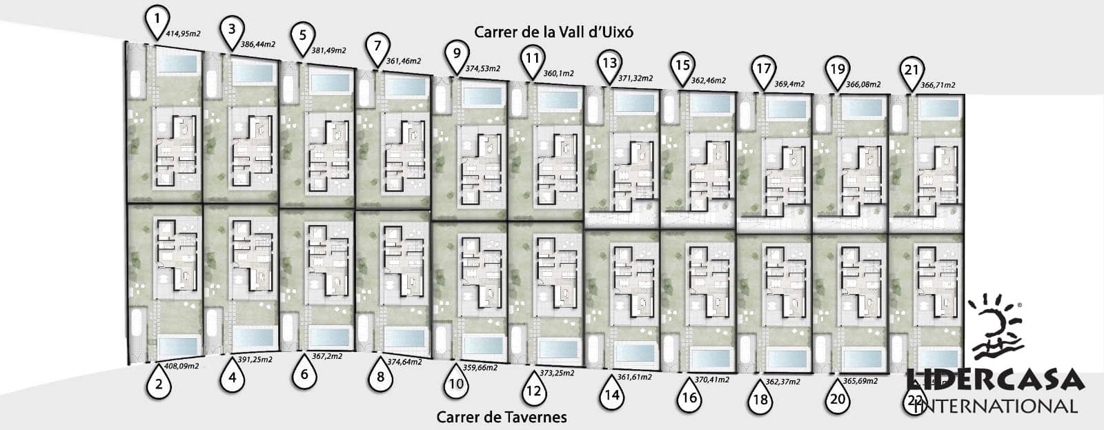 3 makuuhuone Huvila myytävänä paikassa Benidorm mukana uima-altaan 
autotalli - 549 000 € (Ref: 9450805)