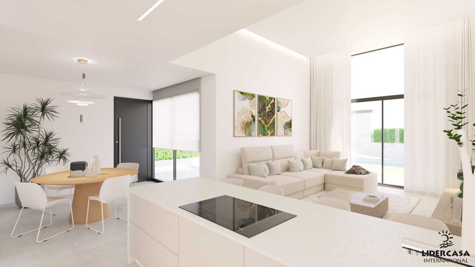 3 makuuhuone Huvila myytävänä paikassa Benidorm mukana uima-altaan 
autotalli - 549 000 € (Ref: 9450805)