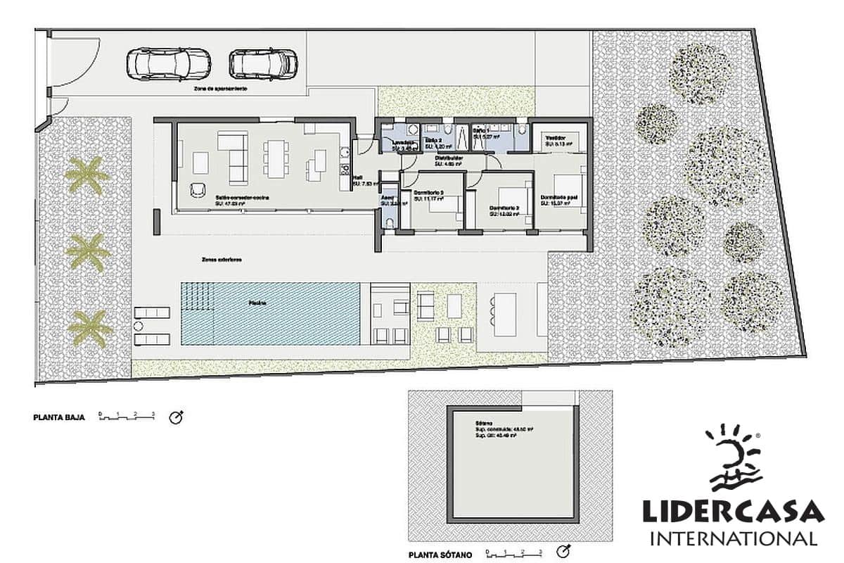 3 sypialnia Willa na sprzedaż w Pinar de Campoverde z basenem garażem - 825 000 € (Ref: 9466129)