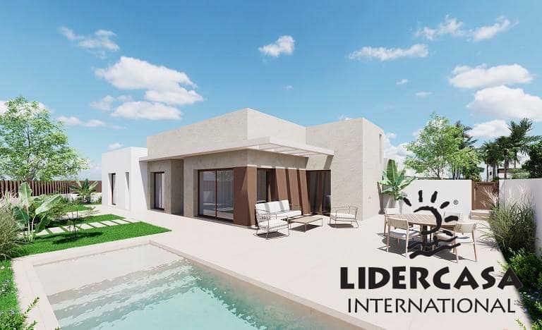 3 sypialnia Bungalow na sprzedaż w Los Alcazares z basenem garażem - 320 000 € (Ref: 9471324)