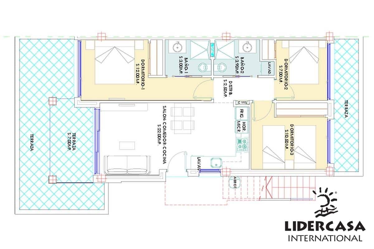 3 bedroom Penthouse for sale in Torrevieja with pool garage - € 359,000 (Ref: 9473240)