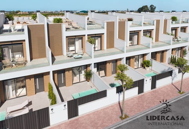 3 soveværelse Rækkehus til salg i San Pedro del Pinatar ciudad, San Pedro del Pinatar med swimmingpool garage - € 345.000 (Ref: 9473247)