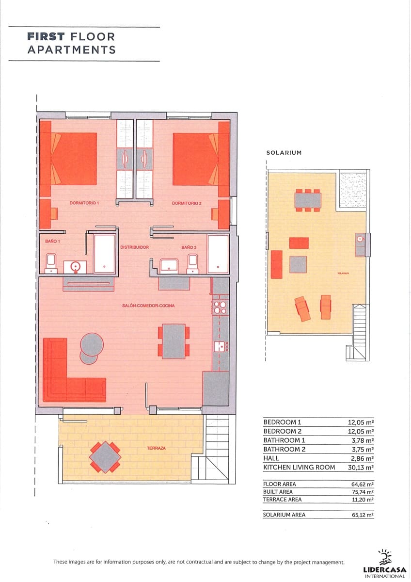 2 bedroom Apartment for sale in Pilar de la Horadada with pool - € 252,900 (Ref: 9473260)