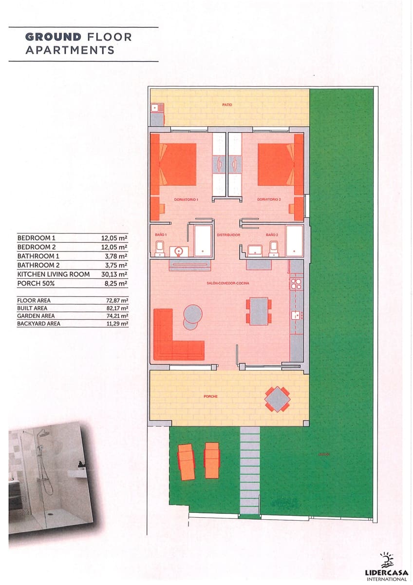 2 bedroom Apartment for sale in Pilar de la Horadada with pool - € 252,900 (Ref: 9473260)