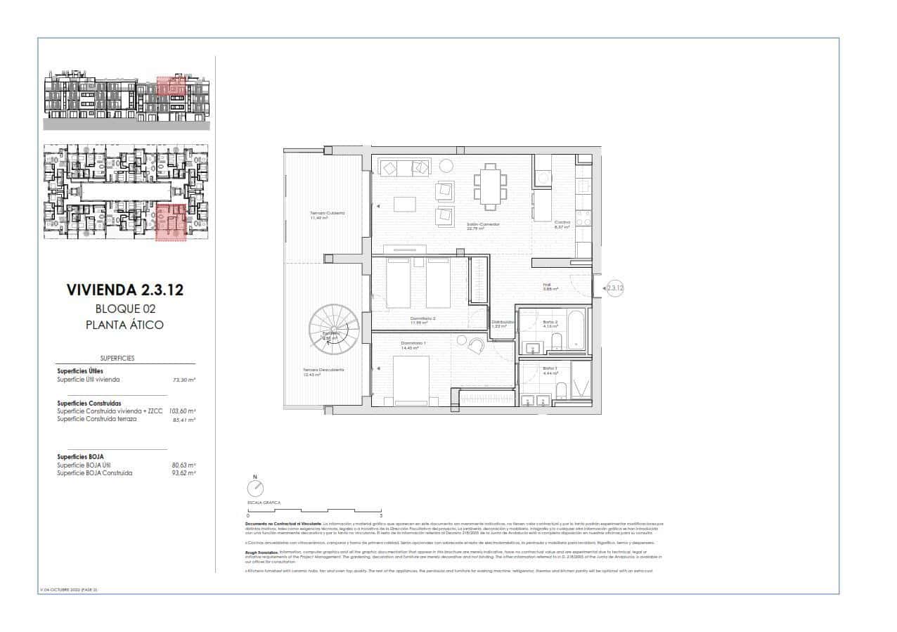 2 sovrum Lägenhet till salu i Estepona med pool garage - 630 000 € (Ref: 3431130)