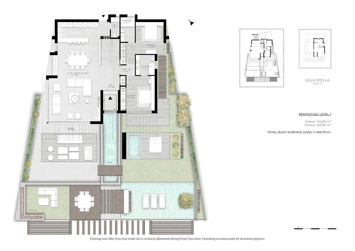 3 quarto Apartamento para venda em Estepona com piscina garagem - 5 000 000 € (Ref: 5585759)