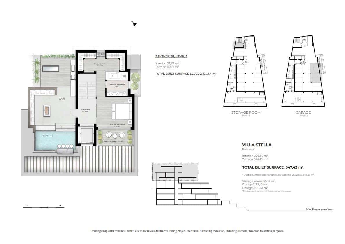 3 quarto Apartamento para venda em Estepona com piscina garagem - 5 000 000 € (Ref: 5585759)