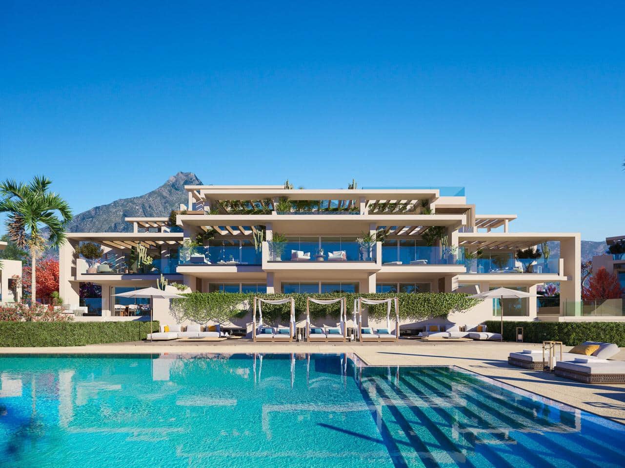 4 sypialnia Mieszkanie na sprzedaż w Marbella z basenem garażem - 5 125 000 € (Ref: 8859899)