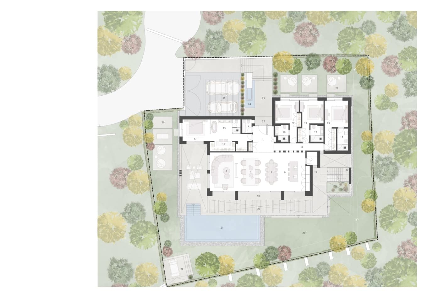 4 sypialnia Willa na sprzedaż w Marbella z basenem garażem - 5 975 000 € (Ref: 8859906)