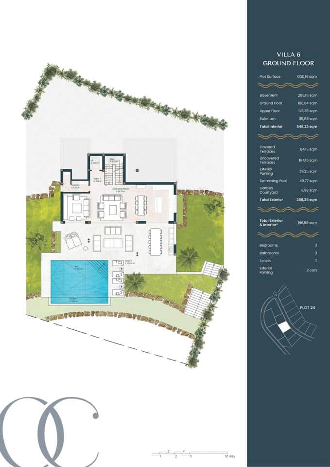 3 quarto Moradia para venda em New Golden Mile com piscina garagem - 2 900 000 € (Ref: 8860161)