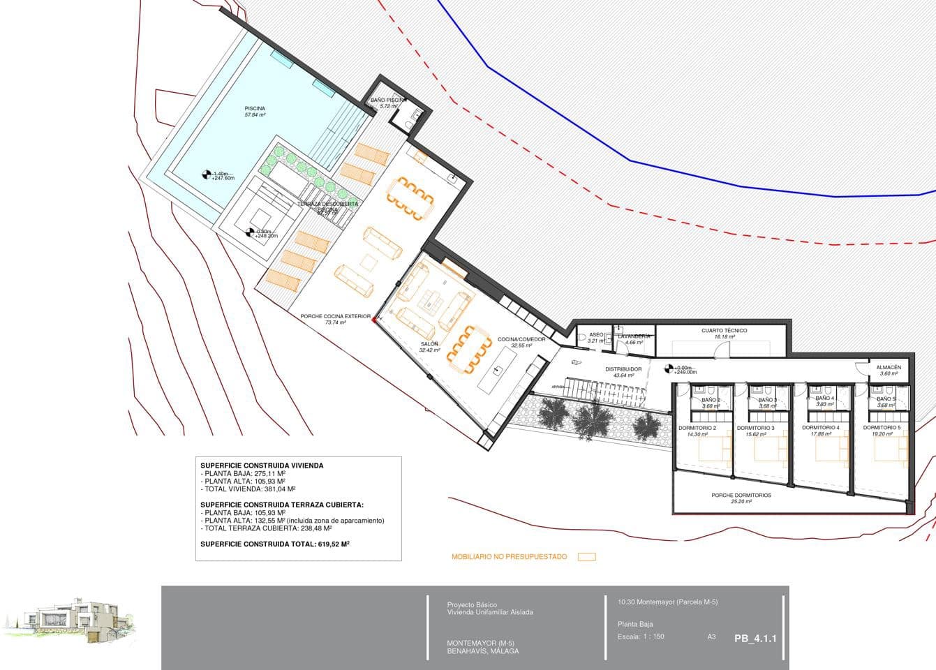 5 quarto Moradia para venda em Benahavis com piscina garagem - 3 625 000 € (Ref: 8860162)