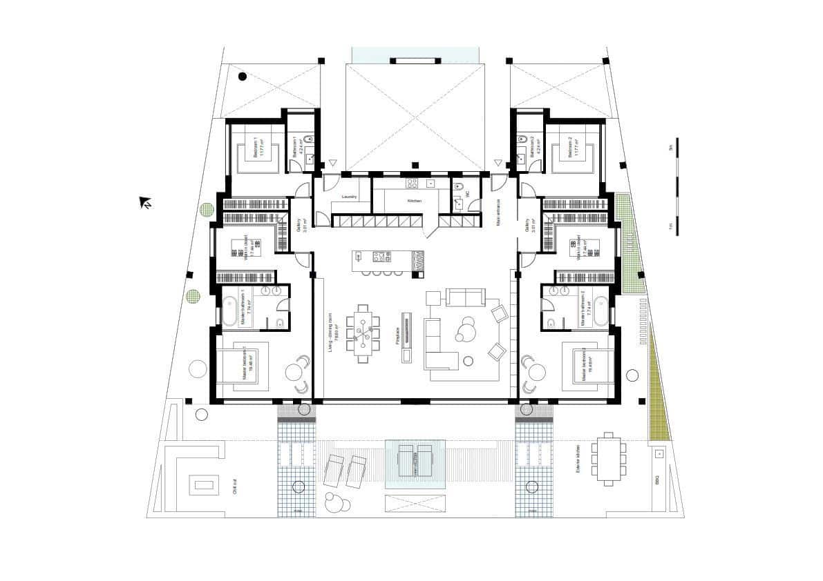 4 chambre Appartement à vendre à Estepona avec piscine garage - 4 385 000 € (Ref: 8860163)