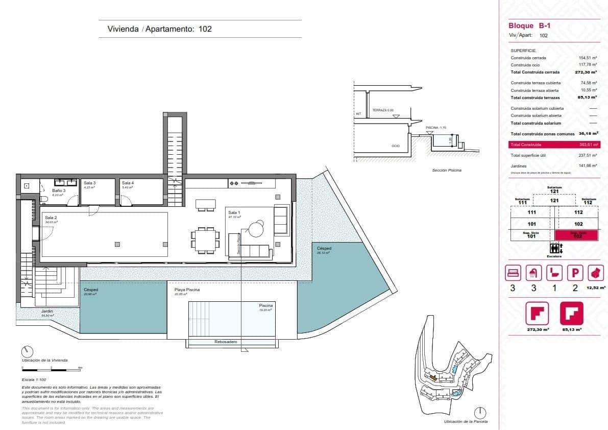 3 sypialnia Mieszkanie na sprzedaż w Benahavis z basenem garażem - 2 100 000 € (Ref: 8860170)