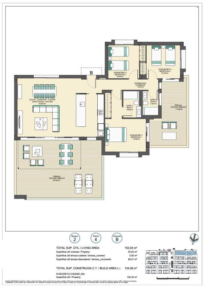 3 soveværelse Lejlighed til salg i Casares med swimmingpool garage - € 715.000 (Ref: 8863527)