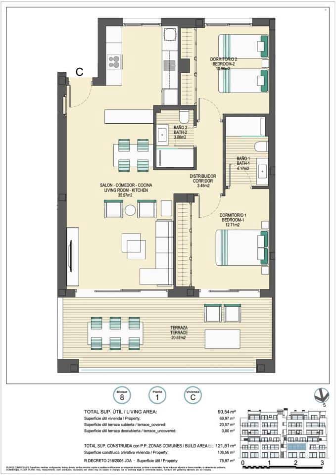 2 slaapkamer Flat te koop in Casares met zwembad garage - € 470.000 (Ref: 8863711)