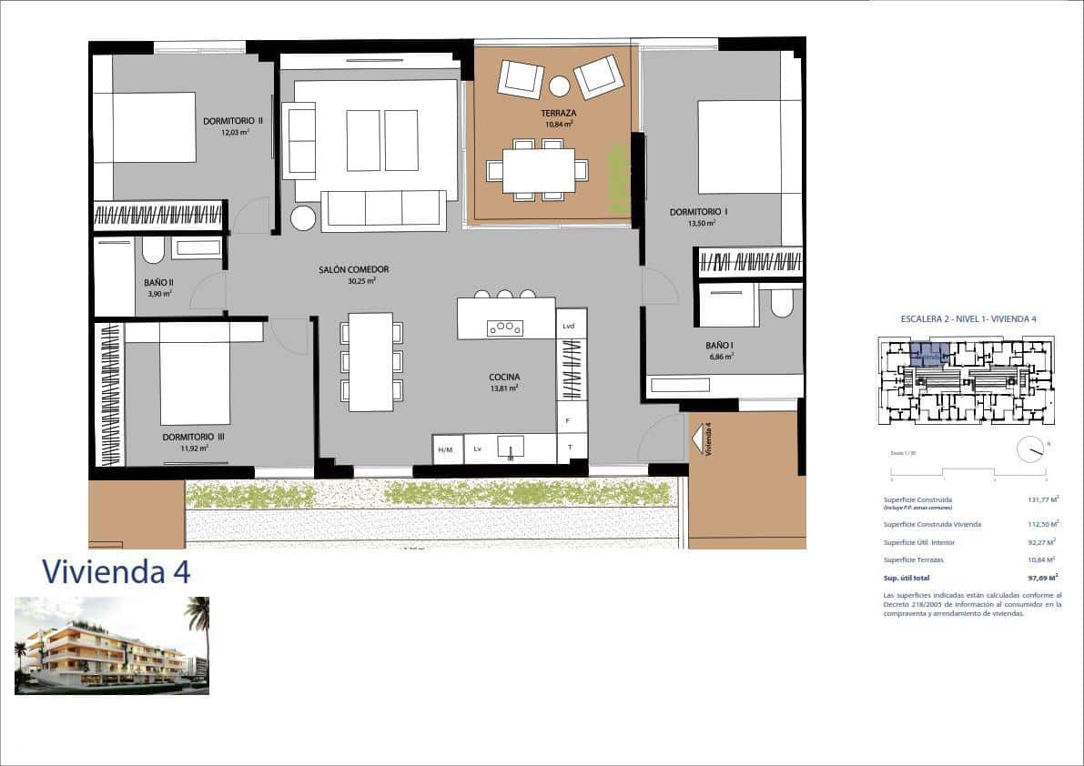 3 makuuhuone Asunto myytävänä paikassa Marbella mukana 
autotalli - 485 850 € (Ref: 8863721)